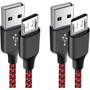 Micro USB Cable Compatible with Fire Tablet HD 7 8 10 4th 5th 6th 7th Generation,E-Readers,Samsung Galaxy Braided Phone Charger Fast Charging Cord 6 FT