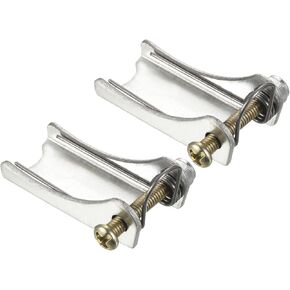 طقم مزلاج أمان الخطاف - استبدال وصلة وصلة الاستقبال بخطاف الانزلاق Clevis ينطبق على مقطورة/رافعة خطاف السحب (طول 1.6 بوصة، فضي) in Kuwait