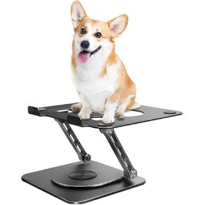 Adjustable Laptop Stand - 24 lbs Innovative Load Capacity - Fits 10-17.4" Laptops - Lifetime Laptop Stand Warranty - with Patented Stability & 720°Rotating Structure - Aviation-Grade Aluminum