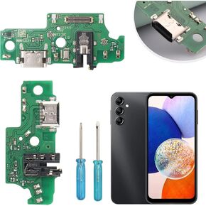 USB Charging Port for Samsung Galaxy A14 5G Charger Dock Connector Board for Samsung A14 A146U Type C Flex Cable Replacement Parts