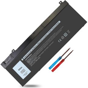 Tevelmick 64Wh 5TF10 استبدال بطارية Dell Precision 7530 7540 7730 7740 P34E P34E001 P34E002 P74F P74F001 P74F002، Li-Polymer 4-Cell 05TF10 RY3F9 0RY3F9 7M0T6 GHXKY 7.6V