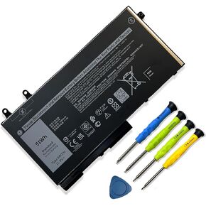 R8D7N Laptop Battery Compatible with Dell Precision 3540 M3550 Latitude 5400 5410 5500 5510 Inspiron 7590/7591/7791 2-in-1 Series Notebook 0R8D7N 1V1XF 4GVMP H82T6 0C5GV2 0W8GMW