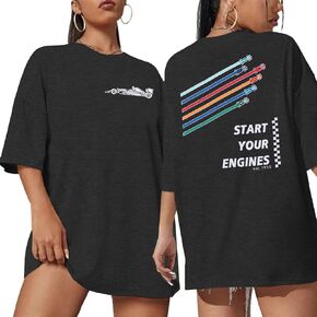 Concert Shirt Women Oversized Bad Idea Right Shirts Retro Country Music Shirt Oversized Music Lover Fans Tee Tops