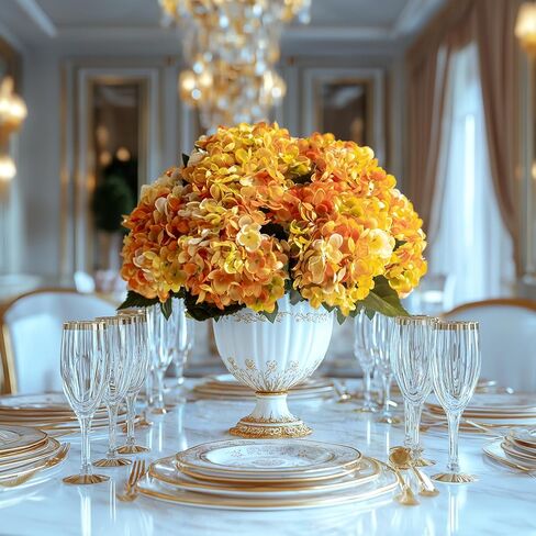 10 قطع الكوبية وهمية كامل الزهور الاصطناعية باقة الكوبية فو زهرة المركزية للطاولات المنزل الزفاف باقة الزفاف مكتب حزب DIY الزهور ديكور in Kuwait