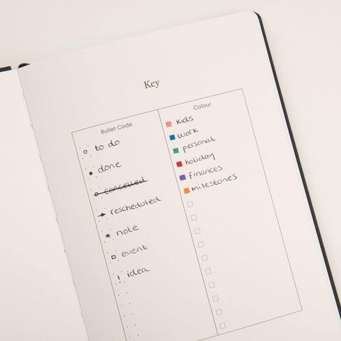 Yop & Tom Bullet Dotted Journal (A5) - Hummingbird - Dot Grid Notebook With Extra Thick Paper (160 GSM) - Charcoal in Saudi Arabia