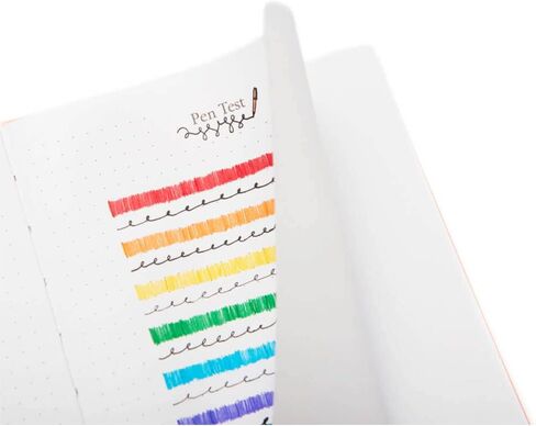 Yop & Tom Bullet Dotted Journal (A5) - Hummingbird - Dot Grid Notebook With Extra Thick Paper (160 GSM) - Charcoal in Saudi Arabia