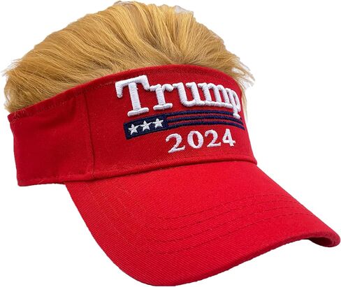MAGA Hat with Hair,MAGA Wig Hat Adult Embroidered Ultra Adjustable Baseball Cap in Saudi Arabia