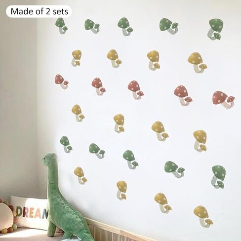 32 PCS Modern Farm Building Wall Decals Peel and Stick, PVC Watercolor Nursery Wall Sticker, Colorful Village Wall Art Decor Decal for Kids Bedroom Playroom Baby Room Classroom Decor in Saudi Arabia