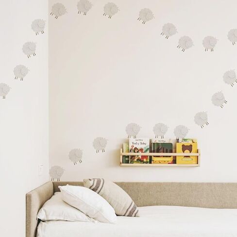 32 PCS Modern Farm Building Wall Decals Peel and Stick, PVC Watercolor Nursery Wall Sticker, Colorful Village Wall Art Decor Decal for Kids Bedroom Playroom Baby Room Classroom Decor in Saudi Arabia