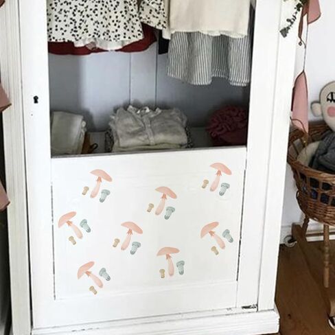 32 PCS Modern Farm Building Wall Decals Peel and Stick, PVC Watercolor Nursery Wall Sticker, Colorful Village Wall Art Decor Decal for Kids Bedroom Playroom Baby Room Classroom Decor in Kuwait