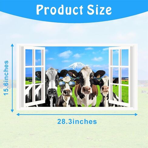Halloween Witch Wall Stickers 3D Halloween Scene Fake Window Wall Decals Picture Large Holiday Mural Wallpaper Peel and Stick 3D Witches Wall Decor for Bedroom Living Room Home Decoration in Saudi Arabia