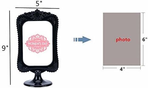 10 Pack 5 Colors Self Standing Photo,Double Sided Display Holder,Vertical Stand Photo Frame,Sign Stand,Each Frame Holds 2 Pictures 4x6,Portrait Menu Holders Ad Frame (Assorted Colors) in Saudi Arabia