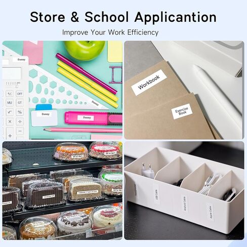 عبوة واحدة من شريط صانع الملصقات لشريط صانع الملصقات TZe-231 TZe231 TZe TZ، متوافق مع Brother P Touch PT-D210 PT-H110 PT-D400 PT-D600، أسود على أبيض، 12 مم 0.47 بوصة in Kuwait