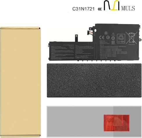 MULS 56Wh C31N1721 بطارية ل ASUS E406 L406 R420 E406SA E406MA R420SA R420MA L406SA L406MA E406SA-3G E406SA-BV211T E406SA-BV247TS E406MA-BV539TS E406MA-EK065T R420SA- BV225TS R420MA-BV205TS كمبيوتر محمول in Saudi Arabia