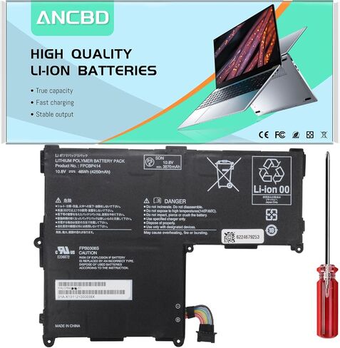 FPCBP414 Replacement Battery for Fujitsu Stylistic Q704 Series FPB0308S CP642113-01 10.8V 46Wh/4250mAh in Saudi Arabia