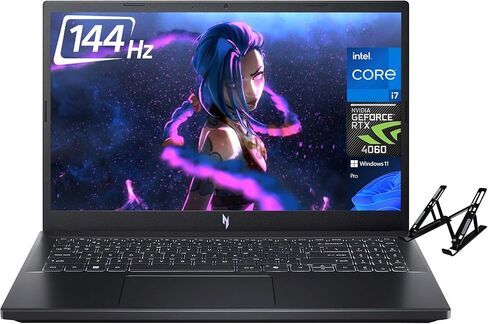 أيسر 2024 أحدث كمبيوتر محمول للألعاب Nitro V، شاشة 15.6 بوصة 144 هرتز FHD، Intel 10-Core i7-13620H، NVIDIA GeForce RTX 4060، 32 جيجابايت DDR5، 1 تيرابايت SSD، لوحة مفاتيح بإضاءة خلفية، Wi-Fi 6، Windows 11 Pro، مع حامل كمبيوتر محمول in Saudi Arabia