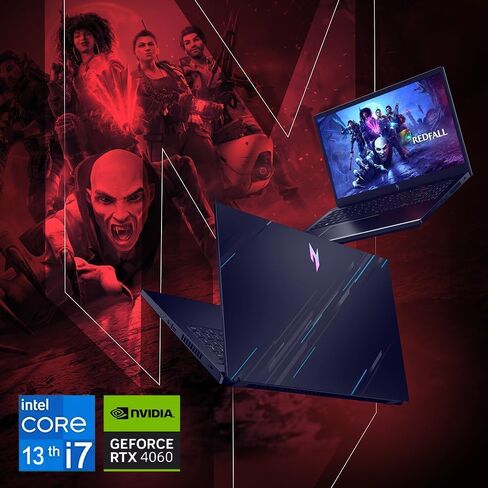 أيسر 2024 أحدث كمبيوتر محمول للألعاب Nitro V، شاشة 15.6 بوصة 144 هرتز FHD، Intel 10-Core i7-13620H، NVIDIA GeForce RTX 4060، 32 جيجابايت DDR5، 1 تيرابايت SSD، لوحة مفاتيح بإضاءة خلفية، Wi-Fi 6، Windows 11 Pro، مع حامل كمبيوتر محمول in Saudi Arabia