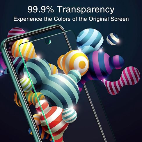 KAREEN [عبوة من قطعتين] واقي شاشة لهاتف Samsung Galaxy A52، A52 5G من الزجاج المقسى، يدعم قارئ بصمات الأصابع، مضاد للخدش، خالٍ من الفقاعات، صديق للحافظة in Kuwait