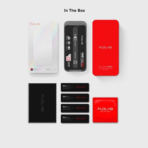 واقي شاشة الخصوصية FLOLAB NanoArmour ONETIME PRO المضاد للانعكاس لهاتف iPhone 14 Pro، أفضل زجاج مقسى لهاتف iPhone يحمي خصوصيتك - متين وسلس وسهل التركيب وخالي من الغبار in Saudi Arabia