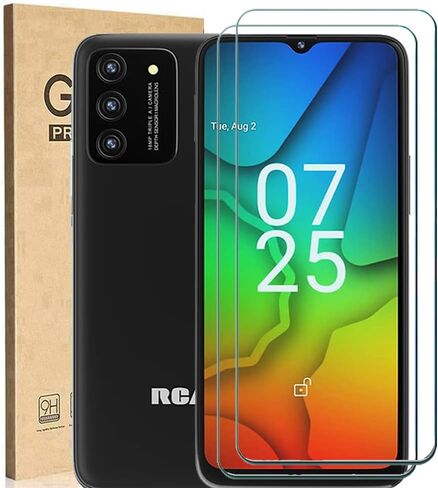[عبوة من قطعتين] لواقي شاشة RCA Reno Max 6.5 بوصة، واقي شاشة RCA Reno Max 2022 من الزجاج المقوى، طبقة حماية للشاشة مقاومة للخدش ولا تحتوي على فقاعات 9H لـ RCA Reno Max 2022 in Kuwait