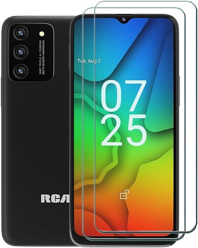 [عبوة من قطعتين] لواقي شاشة RCA Reno Max 6.5 بوصة، واقي شاشة RCA Reno Max 2022 من الزجاج المقوى، طبقة حماية للشاشة مقاومة للخدش ولا تحتوي على فقاعات 9H لـ RCA Reno Max 2022 in Kuwait