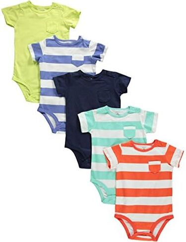Carter's Baby Boys 5-Pack Original Short Sleeve Bodysuits in Saudi Arabia