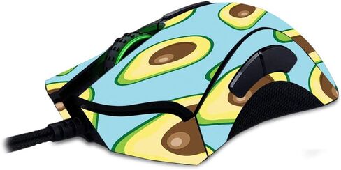 MightySkins Skin Compatible with Razer Deathadder Elite - Blue Avocados | Protective, Durable, and Unique Vinyl Decal wrap Cover | Easy to Apply, Remove, and Change Styles | Made in The USA in Saudi Arabia