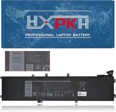 بطارية كمبيوتر محمول 4K1VM لأجهزة الكمبيوتر المحمول Dell G7 17 7700 Vostro 15 7500 Series V0GMT XYCW0 NCC3D 0W62W6 11.4V 97Wh 8070mAh in Kuwait