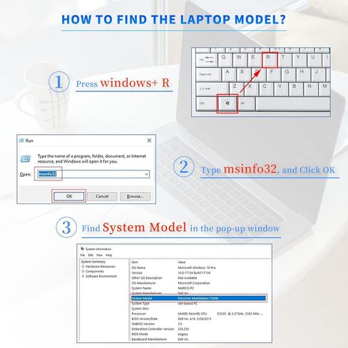 بطارية كمبيوتر محمول 4K1VM لأجهزة الكمبيوتر المحمول Dell G7 17 7700 Vostro 15 7500 Series V0GMT XYCW0 NCC3D 0W62W6 11.4V 97Wh 8070mAh in Kuwait