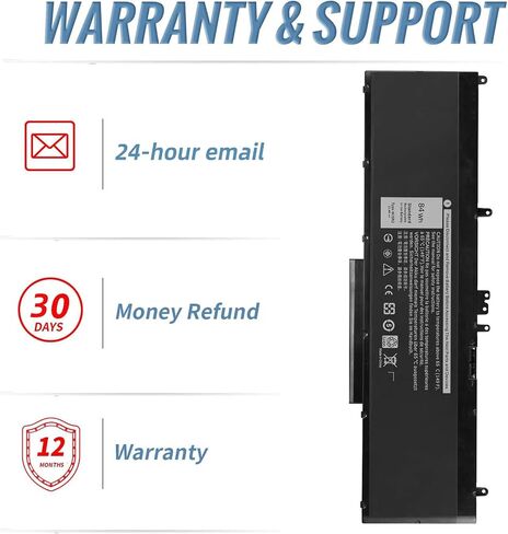 WJ5R2 4F5YV Laptop Battery for Dell Latitude 5570 E5570 Precision 3510 M3510 Series Notebook 0G6LC G9G1H 04F5YV 0G9G1H K1G3K 11.4V 84Wh in Saudi Arabia