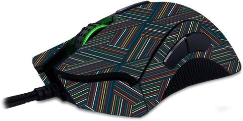 غلاف MightySkins متوافق مع Razer Deathadder Elite - Pink Chevron | غطاء ملتف واقٍ ومتين وفريد ​​من نوعه من الفينيل | سهل التطبيق والإزالة وتغيير الأنماط | صنع في الولايات المتحدة الأمريكية in Saudi Arabia