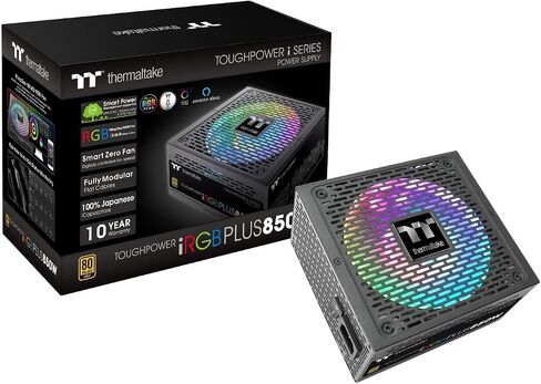 Thermaltake Toughpower iRGB Plus 750W 80+ Gold SLI/Crossfire Ready RGB LED ATX12V V2.4/ EPS V2.92 10 Year Warranty Fully Modular Digital Power Supply PS-TPI-0750F3FDGU-1 in Kuwait
