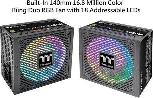Thermaltake Toughpower iRGB Plus 750W 80+ Gold SLI/Crossfire Ready RGB LED ATX12V V2.4/ EPS V2.92 10 Year Warranty Fully Modular Digital Power Supply PS-TPI-0750F3FDGU-1 in Kuwait