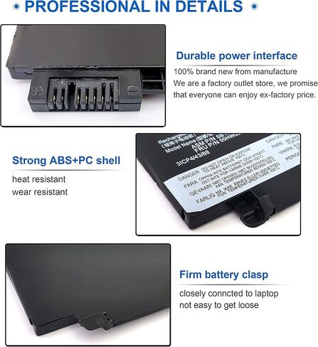 00HW022 00HW023 SB10F46460 SB10F46461 Battery for Lenovo ThinkPad T460s T470s Series 00HW036 SB10F46474 00HW037 SB10F46475 11.25V 24Wh 2090mAh 3-Cell in Saudi Arabia