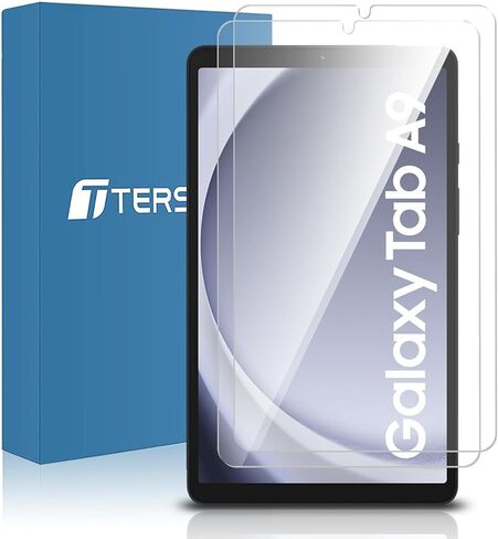 واقي شاشة T Tersely مكون من قطعتين لجهاز Samsung Galaxy Tab A9 8.7 بوصة، واقي شاشة من الزجاج المقوى لجهاز Galaxy Tablet A9 2023، مضاد للخدش in Kuwait