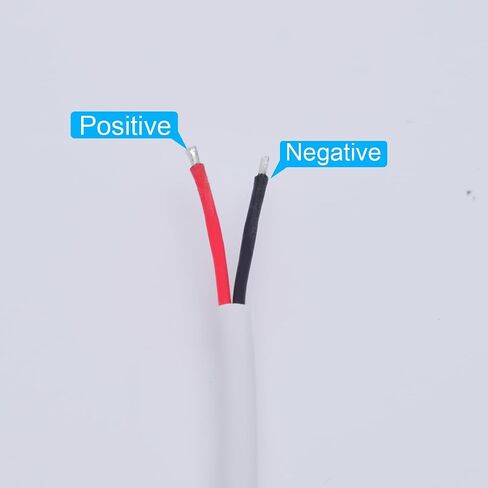 2PCS 20AWG White USB Pigtail Male 2 Wire 5V 5A 1M/3.3FT USB 2.0 Male Plug 2 Pin Bare Wire Open End Wire Cable with 2-Position Spring Wire Connector for Replacement Repair DIY Pigtail Cable in Kuwait