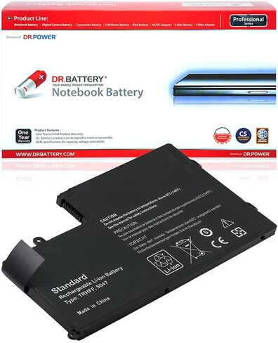 TRHFF 1WWHW 1V2F6 بطارية كمبيوتر محمول لديل انسبايرون 5547 N5447 15-5548 14 15 5000 5445 5447 5448 خط العرض 14 3450 15 3550 سلسلة 01V2F 0PD19 DFVYN 0DFVYN P39F 58DP4 VVMKC 0ففمكك [11.1 فولت] in Kuwait