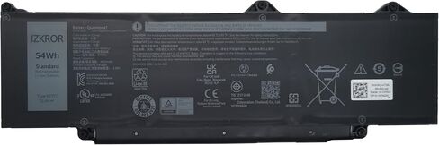 R73TC 54Wh استبدال بطارية لجهاز Dell Latitude 3340 / Latitude 5340 / Latitude 5350 / Latitude 3340 2 في 1 / Latitude 5340 2 في 1 / Latitude 5350 2 في 1 سلسلة كمبيوتر محمول GTG7N 11.4V in Saudi Arabia