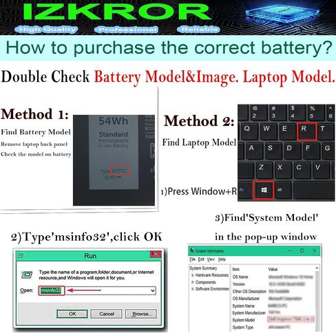 R73TC 54Wh استبدال بطارية لجهاز Dell Latitude 3340 / Latitude 5340 / Latitude 5350 / Latitude 3340 2 في 1 / Latitude 5340 2 في 1 / Latitude 5350 2 في 1 سلسلة كمبيوتر محمول GTG7N 11.4V in Saudi Arabia