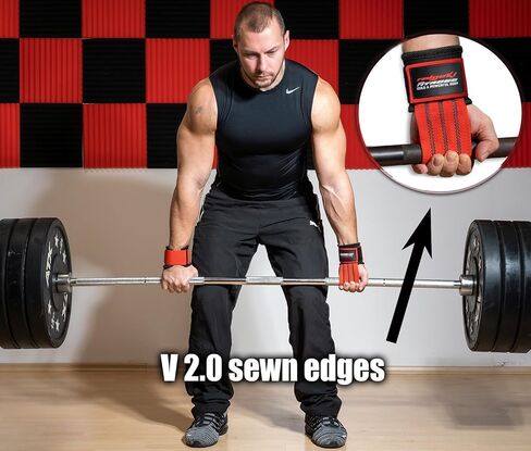 Fast Grip Lifting Straps for weightlifting Strength Training (+ Training Plans) Professional quick fastening with Metal Bolts for Powerlifting, Crossfit & Fitness - Bodybuilding for Men and Women in Saudi Arabia
