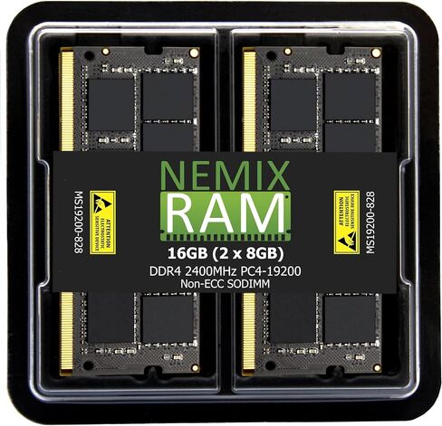 NEMIX RAM 32GB (2X16GB) SODIMM Memory Upgrade Kit DDR4 2400MHz PC4-19200 Compatible with Apple iMac 2017 27-inch w/Retina 5K, 21.5-inch w/Retina 4K/Non-Retina 4K iMac 18,1 / iMac 18,2 / iMac 18,3 in Saudi Arabia