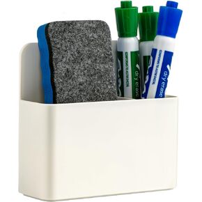 Simetufy Magnetic Dry Erase Marker Holder, Whiteboard Marker Holder, Magnetic Pen Holder, Magnetic Marker Holder for Fridge, Whiteboard, Locker, Magnetic Cup for Dry Erase Board, 1 Pack, Black