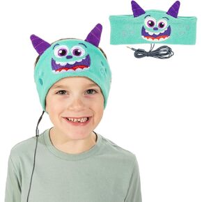 CozyPhones Kids Headphones, Headband Earphones for Children Baby & Toddlers 1-3, Stretchy & Comfy Travel Accessories - Fox