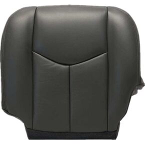Driver Side Bottom Dark Gray# 692/69i Replacement Leather Seat Cover Compatible with Chevy Silverado Avalanche Tahoe Suburban GMC Sierra Yukon 2003 2004 2005 2006