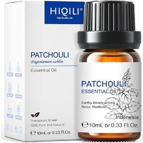 زيت الباتشولي العطري من HIQILI، نقي 100% لموزع الروائح، عطر DIY-10 مل