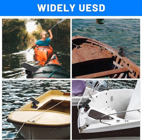 Fish Finder Mount Base with Mount Bracket, Removable Adjustable Boat Fish Finder Electronic Mount, Universal Marine Electronic Fish Finder Mount for Boat Canoe Kayak in Saudi Arabia