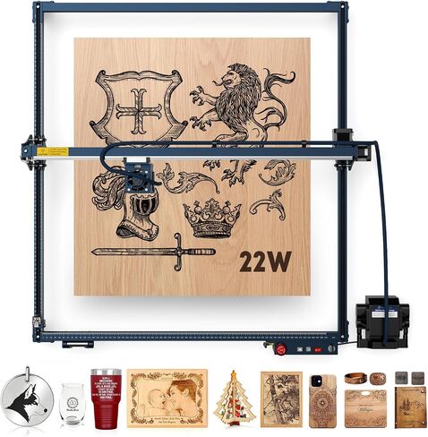 SCULPFUN S30 Ultra-33W Laser Engraver, 84W Laser Engraving Machine with Automatic Air-Assist Pump, 600x600mm Engraving Area, Laser Cutter & Engraver Machine for Wood, Craft Paper, Acrylic, Leather in Saudi Arabia