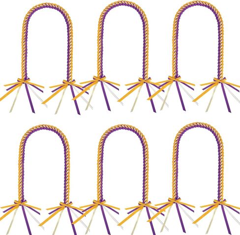 Graduation Ribbon Lei necklace Class of 2024 Graduation gift Braided necklace for men and women party accessories in Saudi Arabia