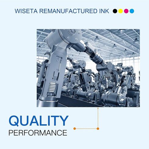 Wiseta Remanufactured Ink Cartridge Replacement for Epson 252XL 252 XL T252XL120 to use with Workforce WF-7110 WF-7720 WF-7710 WF-3620 WF-3620 WF-3640 (Black, Cyan, Magenta, Yellow 4 Pack) in Saudi Arabia