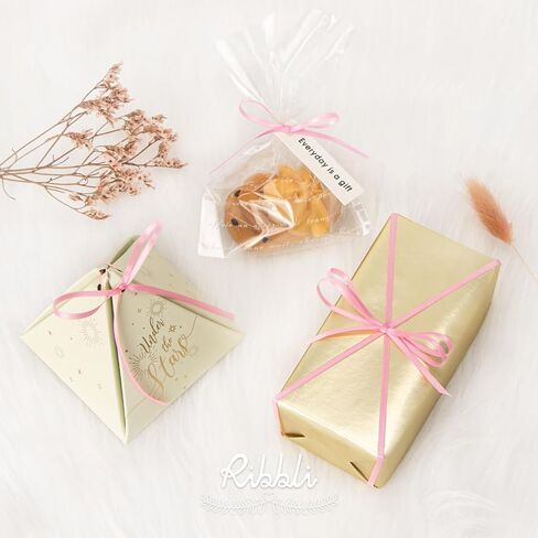 Ribbli Double Faced White Satin Ribbon,1/8" x Continuous 50 Yards,Use for Bows Bouquet,Gift Wrapping,Floral Arrangement in Saudi Arabia